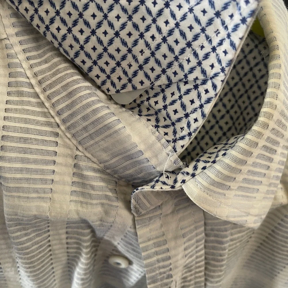 Bugatchi Men's Button‎ Front Short Sleeve Shirt - Picture 7 of 7